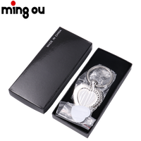 Günstigere verschiedene Formen Metall Sublimation Blank Herz Schlüssel anhänger mit Schlüssel halter