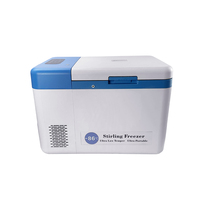 Congélateur médical portable Refport 25L -86C ULT avec refroidissement direct et système Stirling pour le stockage des vaccins