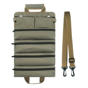 Sac à <span class=keywords><strong>outils</strong></span> en toile de voiture pliable léger de 20 pouces, imperméable, durable, personnalisable, OEM, kaki noir, <span class=keywords><strong>avec</strong></span> garantie de 3 ans - Product Image 6