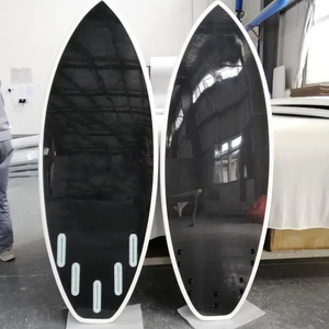 Unisex Carbonfaser <span class=keywords><strong>Skimboard</strong></span> & Wakesurfboard mit Flossen-Zubehör, Anpassbares Logo für Meerwasser-Surfen - Product Image 1