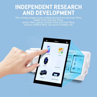 Machine de découpe de film hydrogel TPU souple intelligent, protection d'écran personnalisable pour tablettes et téléphones