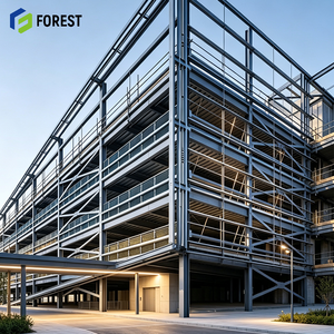 Structure en acier pour bâtiment de stationnement multi-étages, conforme CSA, conçue selon les normes américaines, à haute hauteur de clairance, pour centre de stockage de flotte - Product Image 1