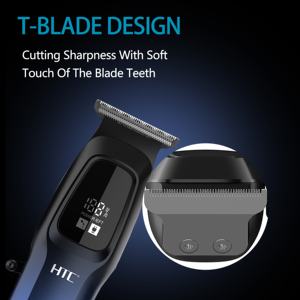 <span class=keywords><strong>Tondeuse</strong></span> à cheveux professionnelle HTC AT-578 T-blade, utilisation en salon de coiffure, <span class=keywords><strong>coupe</strong></span> de cheveux silencieuse, moteur renforcé - Product Image 4
