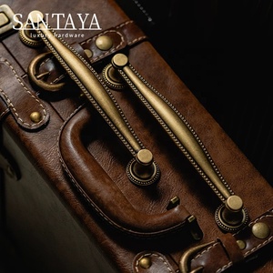 Santaya Antique Brushed Brass <strong>Handles</strong> Kitchen <strong>Cabinet</strong> <strong>Pulls</strong> Bedroom Wardrobe <strong>Drawer</strong> <strong>Knobs</strong> Furniture Bronze <strong>Handle</strong> - Product Image 3