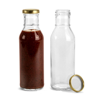 Bouteille en verre pour jus de fruits et boissons, 250 ml, 350 ml, 500 ml, avec bouchon à vis, impression personnalisée du logo en gros