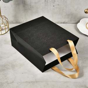 Custom Logo Kraft Paper Shopping Bags with Handles Eco-Friendly Durable for Retail Grocery <b>Takeaway</b> - Product Image 6