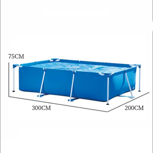 Swimming <strong>Pool</strong> <strong>Rectangular</strong> Pipe Rack <strong>Water</strong> Tank <strong>Pool</strong> + Repair Subsidy + Color Box - Product Image 1