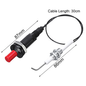 Ceramic Piezoelectric Igniter With Universal Threaded Ignition Needle For Gas <b>Stove</b> Household Use - Product Image 2