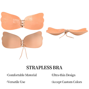 Reggiseno Adesivo in Silicone Invisibile Senza Spalline e Senza Coppe, con Design Elegante e Chiusura a Strappo, Ideale per Feste Serale e Uso Quotidiano - Product Image 5