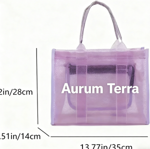 Nouveau Sac de Plage Transparent en PVC pour Femme, Collection Été 2023 – Sac Fourre-Tout Tendance pour la Vente en Gros - Product Image 5