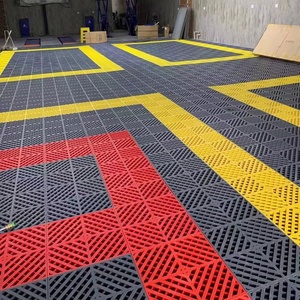 Baldosas Multifuncionales para Piso de Garaje, Resistentes al Desgaste y Antideslizantes, de Plástico Ensamblable, para Lavaderos de Autos y Estacionamientos - Product Image 3