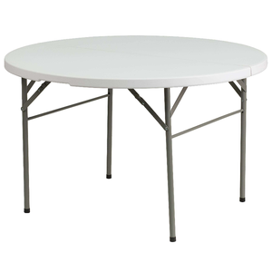 <span class=keywords><strong>Mesa</strong></span> Plegable <span class=keywords><strong>Redonda</strong></span> ZDZ-10 de Varios Tamaños (4 pies, 5 pies, 6 pies) Ideal para Restaurantes, Servicios de Catering y Alquiler - Product Image 1