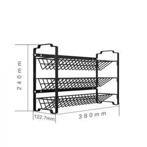 Estante para Especias de Tres Niveles, Cesta de Almacenamiento para Encimera de Cocina, Tipo Vertical, Fácil de Limpiar, Forma Rectangular - Product Image 5