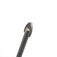 Foret Nesen à tige hexagonale, pointe à simple biseau, pour céramique et verre, conception anti-éclats, pour percer les carreaux entiers, poli, 8mm 10mm