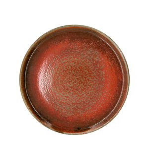 Piatto Pizza 33 Cm in Ceramica Rossa per Servire Cibo - Product Image 1