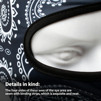 Masque respirant coupe-vent amusant unisexe pour le cyclisme en plein air, cagoule, cache-cou chaud, masque de moto
