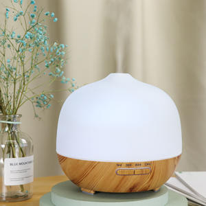 Wood Grain Ultrasonic Aroma Diffuser 0.5L Mini <b>Humidifier</b> With Timer For Home Office Use - Product Image 4