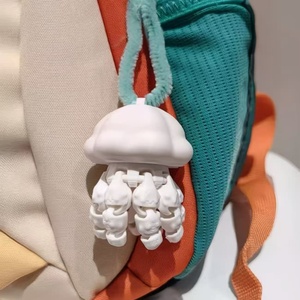 Lindo Mini Pulpo Impreso en 3D, Llavero Flexible y Móvil con Forma de Pulpo, Colgante Creativo para Bolsos, Adorno Portátil - Product Image 6