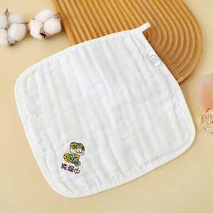 Serviettes de bavoir carrées en coton doux et réutilisables à 6 couches personnalisables pour nouveau-nés, pour usage domestique, technique de tissage - Product Image 4