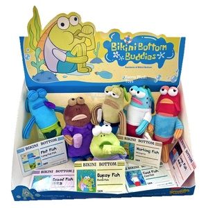 Bikini Bottom Residents Short Super Soft Plush Toy Doll Blind Box Dopey Fish <strong>Funny</strong> Abstract Keychain Clownfish 10cm-20cm Unisex - Product Image 5