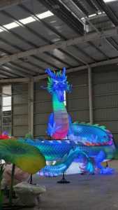 فانوس التنين لمهرجان الفوانيس، فانوس تنين واقعي مخصص من المصنع مع حركات - Product Image 5