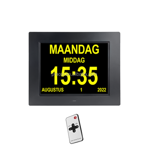 Aanpasbare Alarm Naam Bureau Wandklok Medicatie Herinnering Afstandsbediening Modern Design Dementie Kalender To-Do Lijstweergave - Product Image 4