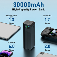 Charge ultra-rapide 27000mAh PD 100W, batterie externe à charge rapide, type C, batterie externe portable pour ordinateur portable, téléphone portable, CPAP