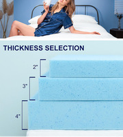 Matelas en gel de feuille de mousse de taille King d'usine chinoise de style de conception traditionnelle durable et douce pour l'hôpital ou l'utilisation de lit