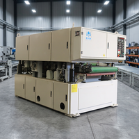 Machine de traitement des tôles métalliques double face / Machine de rectification et de polissage des surfaces des plaques d'aluminium pour le Royaume-Uni