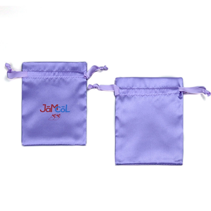 Wholesale Custom Logo Large Satin Drawstring Dust <b>Bag</b> with Velvet Packaging Pouch for Jewelry Gift Packaging Custom Color - Product Image 6
