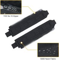 Vtape SPORTS Kit de sangle à fermeture éclair MOLLE en polyester à séchage rapide pour panneau dorsal SPORT avec fixation pour gilet extensible CPC JPC AVS auto-agrippante