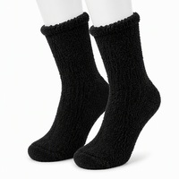 Chaussettes de cheville douces et confortables en peluche personnalisées avec ajustement extensible pour femmes et filles