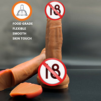 Vibrateur Dildo Rechargeable USB Pas Cher en Gros, 24 cm (10 Pouces), Grand, Épais et Long pour Hommes et Femmes