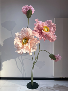 Fiori <span class=keywords><strong>di</strong></span> <span class=keywords><strong>carta</strong></span> artigianali giganti-Set <span class=keywords><strong>di</strong></span> 4 papaveri <span class=keywords><strong>di</strong></span> <span class=keywords><strong>carta</strong></span> leggeri rispettosi dell'ambiente per decorazioni <span class=keywords><strong>di</strong></span> compleanno e <span class=keywords><strong>di</strong></span> nozze - Product Image 6