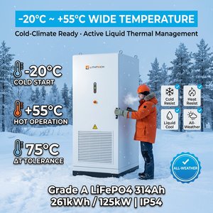 Inversor y Batería de Litio Todo en Uno DEYE, Sistema de Almacenamiento de Energía de Batería de 50kw 80kw 100kwh 200kwh 215kwh, Carga de Batería para Automóviles - Product Image 3