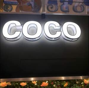 Signes d'entreprise Led Acrylique Light Channel Letters Outdoor 3D Acrylique Front Lit Led Shop Sign - Product Image 4