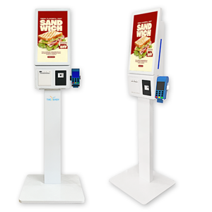 Kiosque de <span class=keywords><strong>paiement</strong></span> en libre-service 21,5 23,8 pouces Android 2+32G avec imprimante intégrée pour les restaurants de restauration rapide - Product Image 1