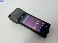 Printer Resi Pengumpul Data PDA Portabel Tahan Air IP67 Layar Sentuh IPS FHD 6 Inci Octa Core Android 15 Mendukung NFC Stok Tersedia
