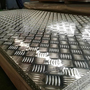 1060 3003 5052 5754 6061 יהלומי אלומיניום <span class=keywords><strong>Chequered</strong></span> מובלט בדוגמת אלומיניום צלחת - Product Image 3