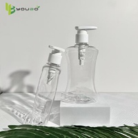 Bouteille en plastique PET, usine source de Guangzhou, 100 ml, avec tête de pompe, pour produits de soin personnel, détergent lessive et soins du visage