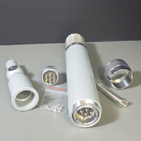 En gros, Corps de microphone à tube AKG C12 argenté, Coque de microphone givrée DIY pour projets de microphones à tube, Amélioration pour studios d'enregistrement et de diffusion