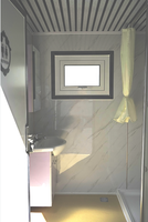 Suihe 7FT Toilette mobile préfabriquée Salle de bain mobile extérieure