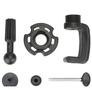 Soporte de mesa para cabeza de maniquí con abrazadera negra para pelucas pequeñas - Product Image 4