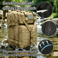 Sac à dos tactique, chasse, sports de plein air, sac à dos quotidien, système MOLLE, grande capacité, randonnée, camping, prend en charge la personnalisation en gros