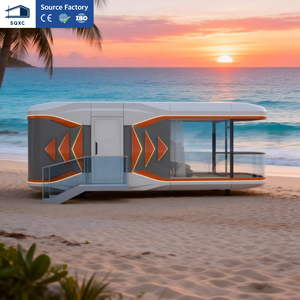 SQXC Villa Modulaire Préfabriquée de Luxe en Conteneur 20ft 40ft avec Chambre et Salle de Bain pour <span class=keywords><strong>Airbnb</strong></span> - Product Image 2