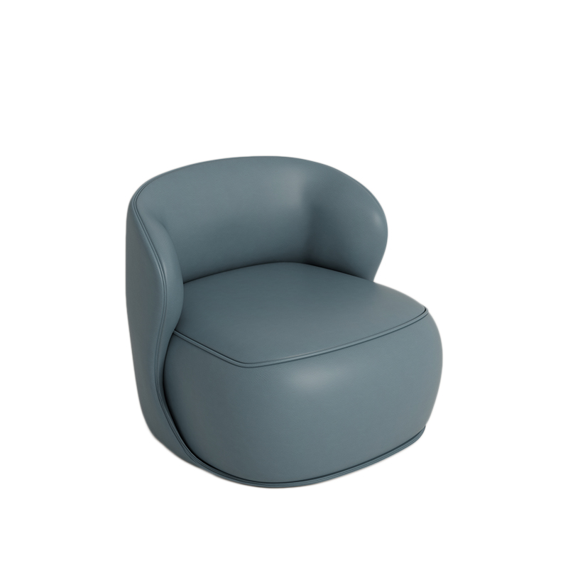 โซฟาเดี่ยวสีฟ้าอ่อน 80*75*74 ซม