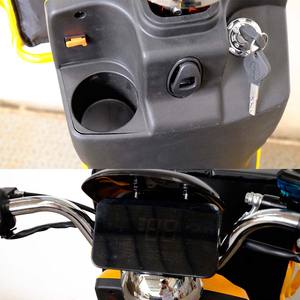 Moto cargo jaune 1500W pour livraison de pizzas, cyclomoteur <span class=keywords><strong>CH</strong></span> pour femmes - Product Image 5