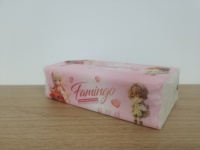 Tisu Wajah Sekali Pakai 2 Lapis Qiaodou dari Pulp Daur Ulang Harga Grosir Murah, Model Dompet 18x20cm, Untuk Penggunaan di Rumah, Kemasan Kustom