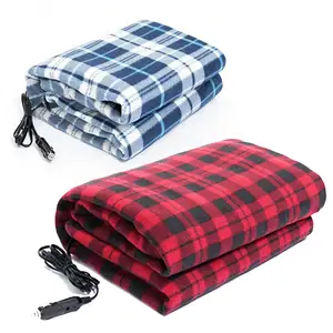 Custom Plush Soft Fleece, Blanket Washable Electric Heated With Dual Controllers/