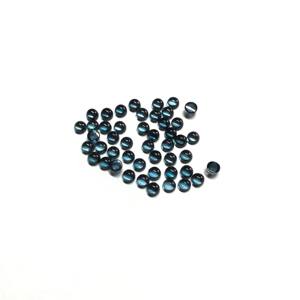Haute qualité 3mm 4mm naturel Londres bleu topaze ronde Cabochon Vivaaz gemmes offre des pierres précieuses en vrac IGI certifié pierres en gros - Product Image 4